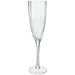 WAVE FLUTE 250ML SET OF 6 TRANS NATAL CUT GLASS