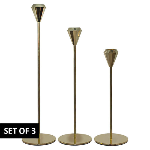 ALMAZ GOLD C/HOLDER SET/3 35/30/25 TRAN