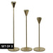 ALMAZ GOLD C/HOLDER SET/3 35/30/25 TRAN