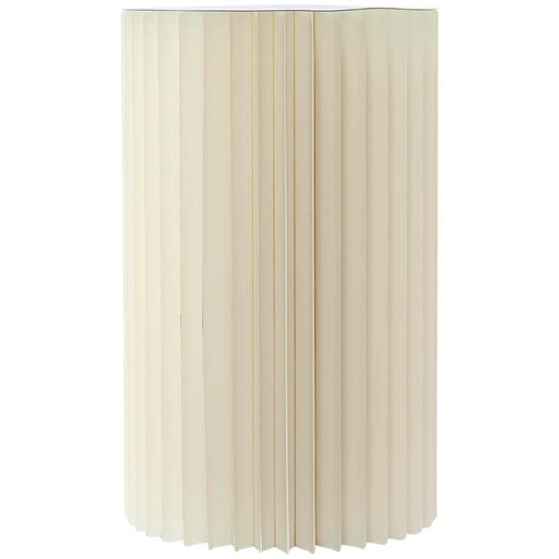 IVORY WHITE DISPLAY STAND 60X40CM TRANS NATAL CUT GLASS