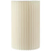 IVORY WHITE DISPLAY STAND 60X40CM TRANS NATAL CUT GLASS