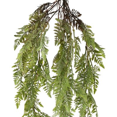 LIGHT GREEN HANGING FERN 105CM TRAN