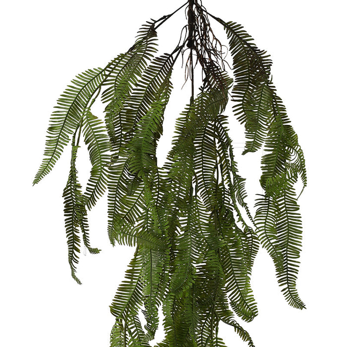 FEATHER HANGING FERN 106CM TRAN