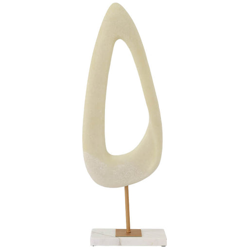 MARBLE SCULPTURE 52X18CM TRANS NATAL CUT GLASS