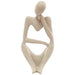 FIGURINE RESTING 26CM TRANS NATAL CUT GLASS