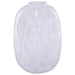 WHITE SPLASH VASE 30X20CM TRAN