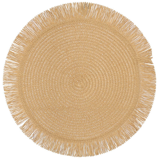 OATMEAL PLACEMAT 38CM DIA TRAN