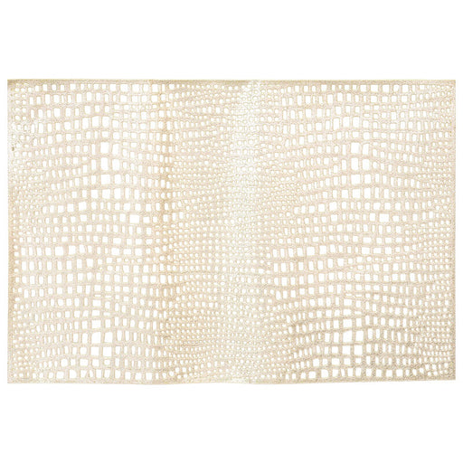GOLD RECT PLACEMAT 45X30CM TRAN