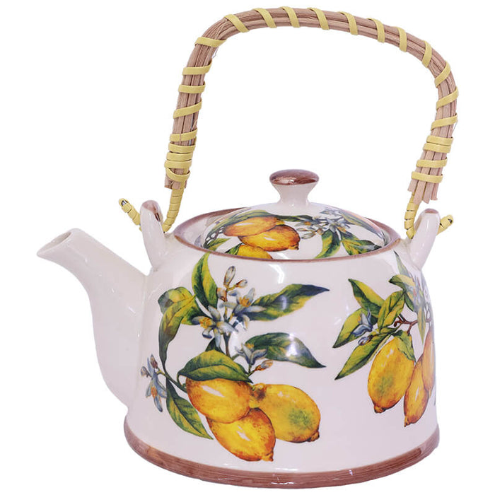 LEMON TEAPOT 750ML 14X11CM GB TRAN