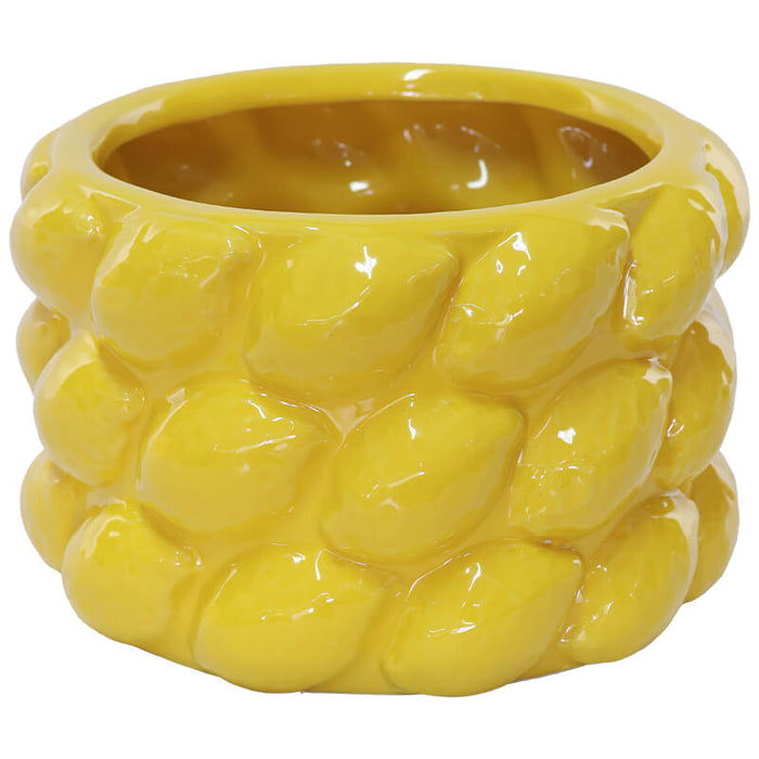 LEMON VASE 11X18CM TRAN