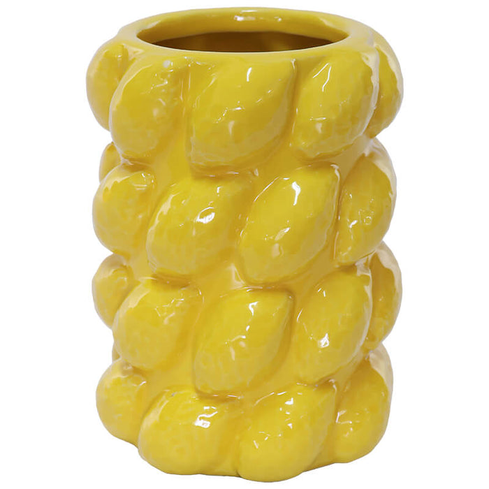 LEMON VASE 16X12CM TRAN