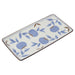 BLUE FRUIT RECT PLATE 30X15CM TRAN