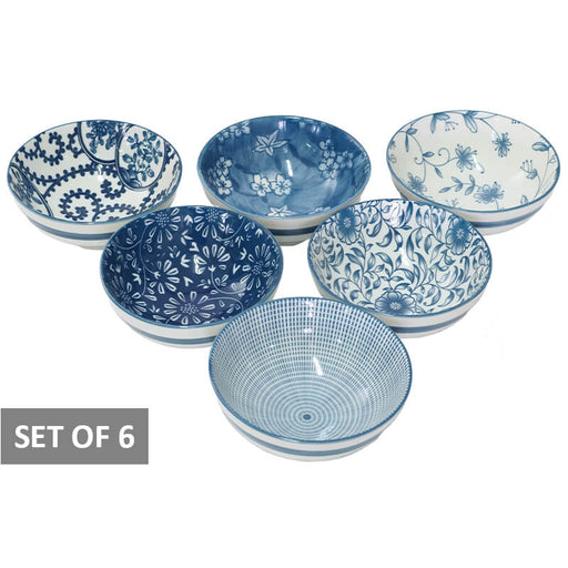 BLUE MOON  BOWL 12CM MIXED SET TRAN