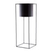PLANT STAND BLACK 60CM TRANS NATAL CUT GLASS