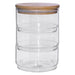 JEANINE STACKABLE JARS 400MLX3 TRAN