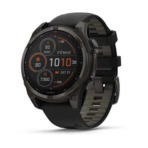 GARMIN FENIX 8 SAPPHIRE SOLAR 47MM CARBON GREY/BLACK GARM