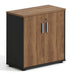 OZ2529 SWING DOOR CABINET BROWN OAK/ BLACK PP STEL
