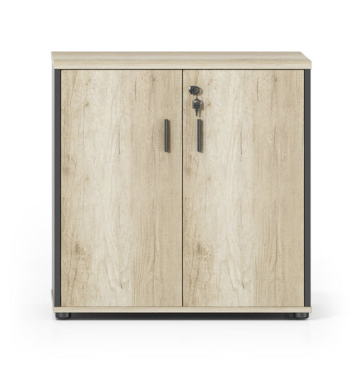 OZ2529 SWING DOOR CABINET OAK/WHITE 800X400X800MM STELLAR LIMITED