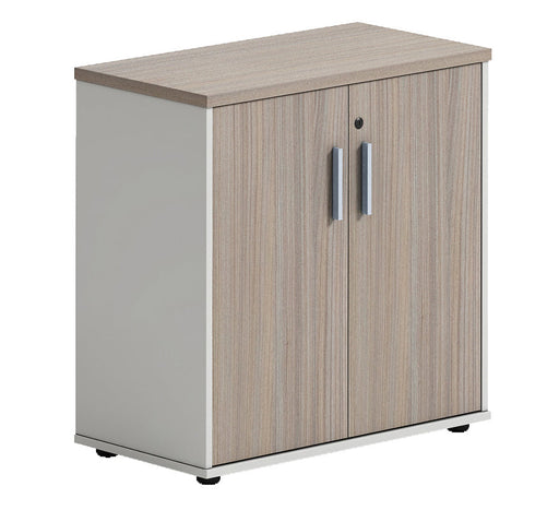 OZ2529 SWING DOOR CABINET OAK/WHITE 800X400X800MM STEL