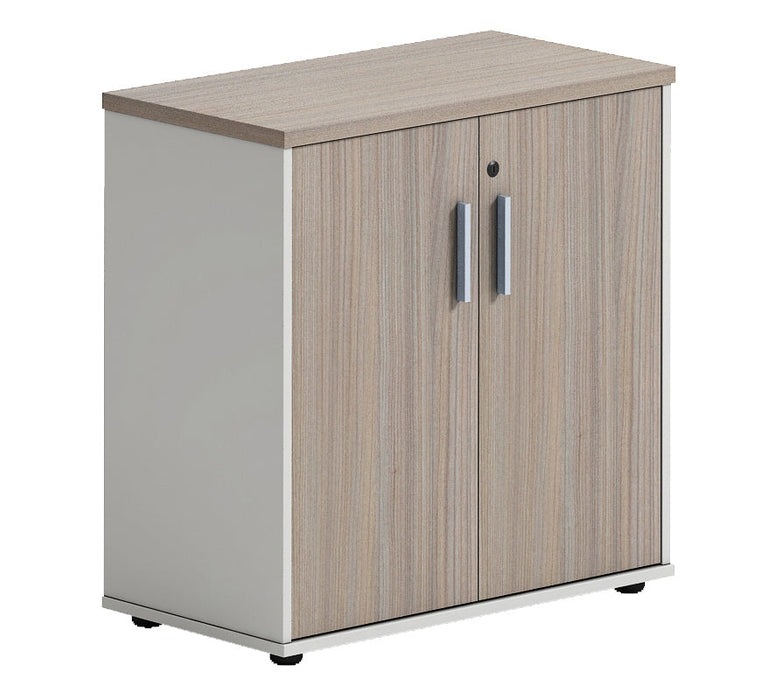 OZ2529 SWING DOOR CABINET OAK/WHITE 800X400X800MM STEL