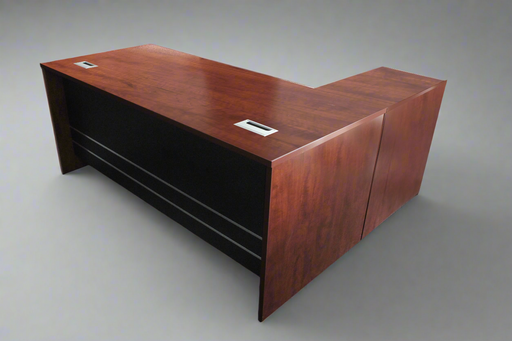 OZ-2503-18 EXECUTIVE DESK (CHERRY/BLACK) STELLAR LIMITED