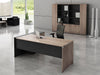 OZEX01-18 EXECUTIVE DESK (OAK/ GREY) STEL