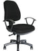 OTIS TYPIST CHAIR (FABRIC BLACK) 100KG CDEN
