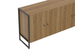 VOSS 1.4 BUFFET OAK/BLACK PROVINCIA