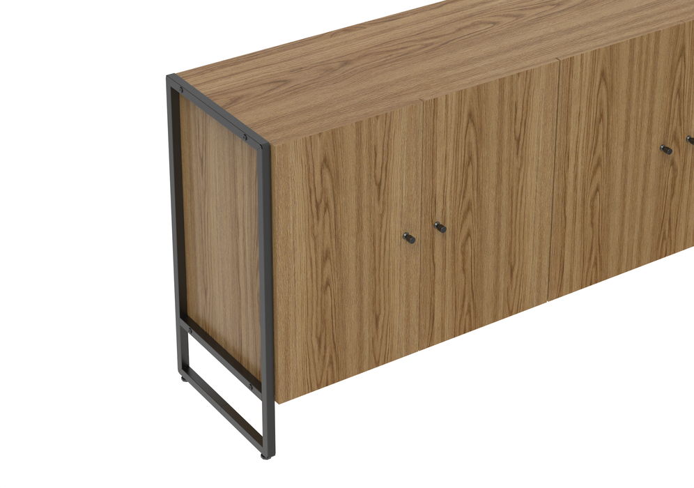 VOSS 1.4 BUFFET OAK/BLACK PROVINCIA