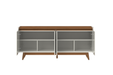 PULSE 1.8 SIDEBOARD WITH 4 DOORS SOLID WOOD LEGS OFF WHITE PROV