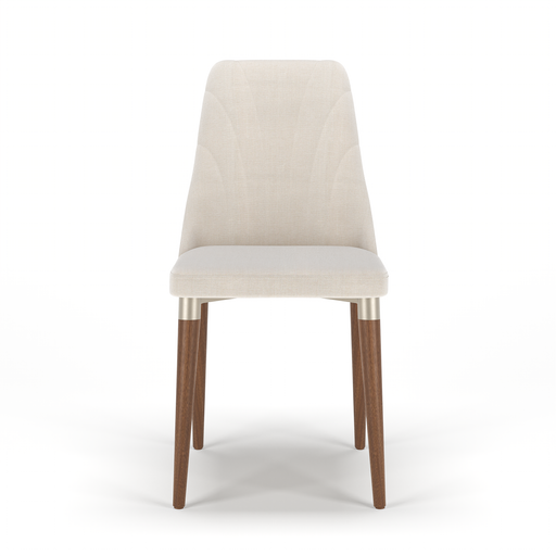 LOREN DINING CHAIR WITH NATURAL SOLID WOOD LEGS PROV