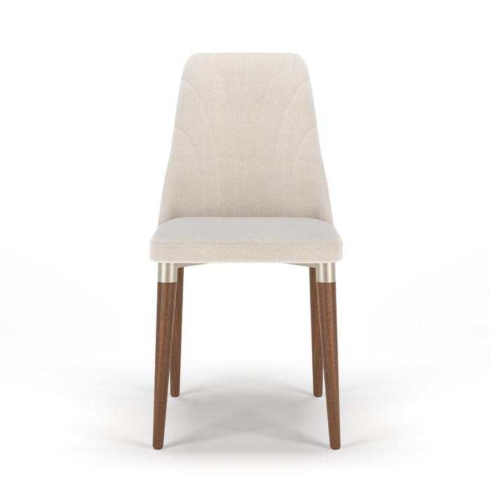 LOREN DINING CHAIR WITH NATURAL SOLID WOOD LEGS PROV