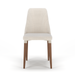 LOREN DINING CHAIR WITH NATURAL SOLID WOOD LEGS PROV