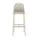 LUCILLE BAR STOOL CHAMPAGNE/SOFT PALHA PROV