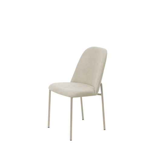 LUCILLE DINING CHAIR CHAMPAGNE/SOFT PALHA PROV