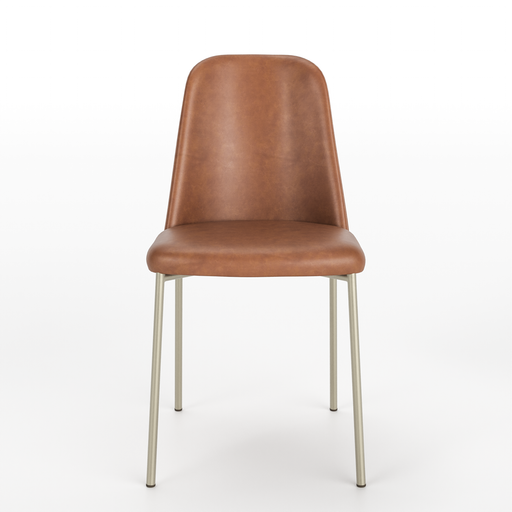 LUCILLE DINING CHAIR CHAMPAGNE/CARAMEL PROV