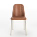LUCILLE DINING CHAIR CHAMPAGNE/CARAMEL PROV