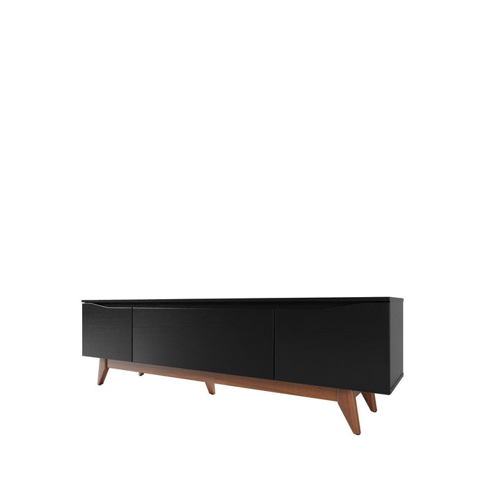 FLYNT 1.8 TV STAND BLACK/NATURAL PROV
