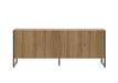 VOSS 1.4 TV STAND OAK/BLACK PROVINCIA
