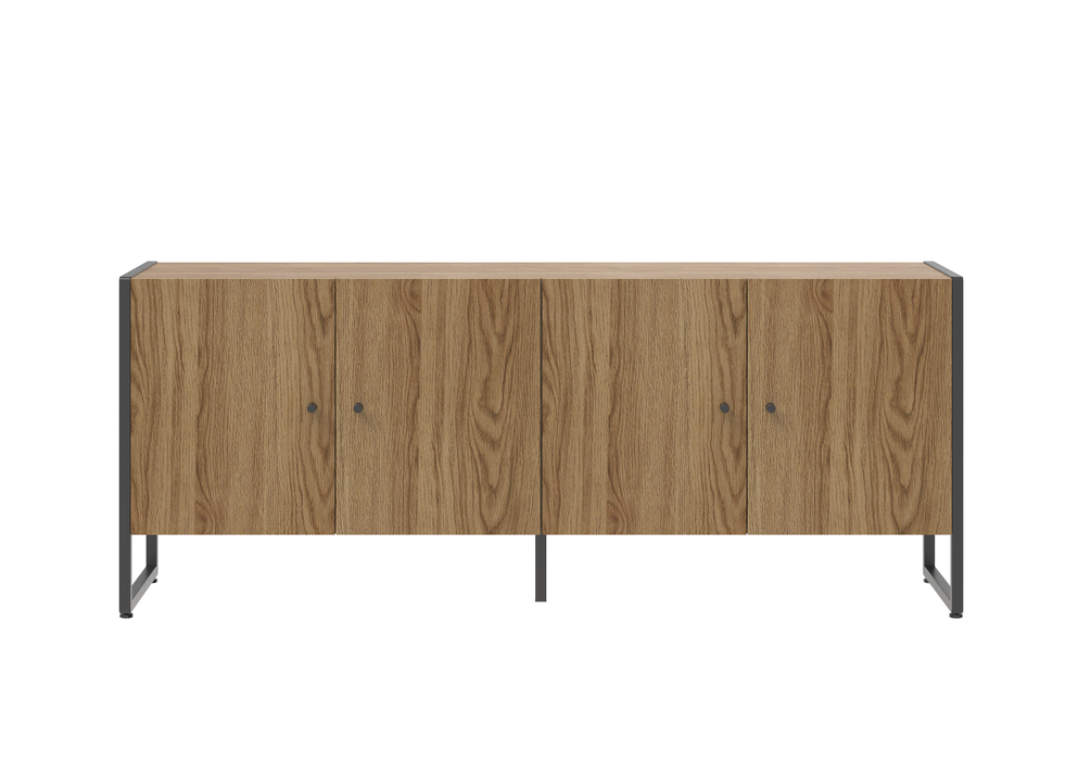 VOSS 1.4 TV STAND OAK/BLACK PROVINCIA