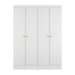 RENZO MP-WL16 WARDROBE 4 DOORS WHITE PROV