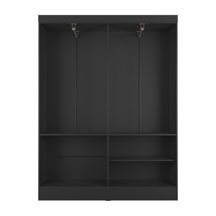 RENZO MP-WL16 WARDROBE 4 DOORS BLACK PROV