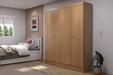 RENZO MP-WL16 WARDROBE 4 DOORS OAK PROV