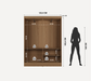RENZO MP-WL16 WARDROBE 4 DOORS OAK PROV