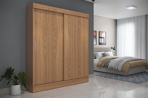 ORAZIO MP-WL17 WARDROBE 2 SLIDING DOOR OAK PROV