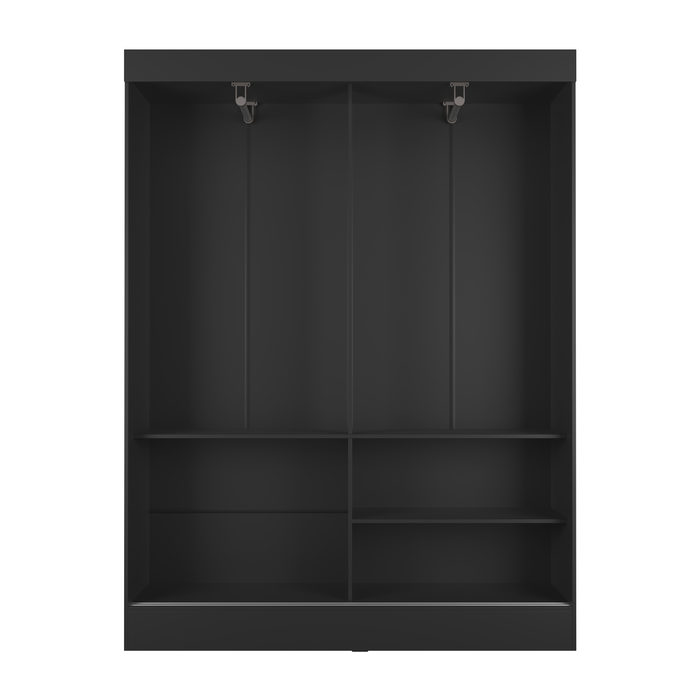 ORAZIO MP-WL17 WARDROBE 2 SLIDING DOOR BLACK PROV