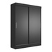 ORAZIO MP-WL17 WARDROBE 2 SLIDING DOOR BLACK PROV