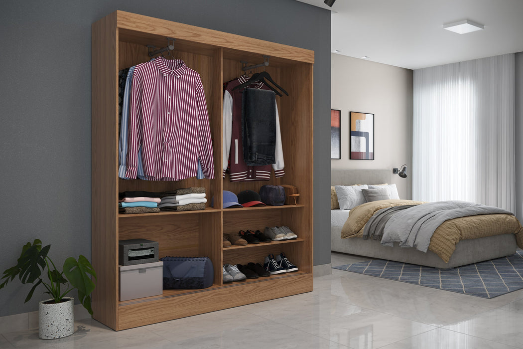 ORAZIO MP-WL17 WARDROBE 2 SLIDING DOOR OAK/OFF WHITE PROV