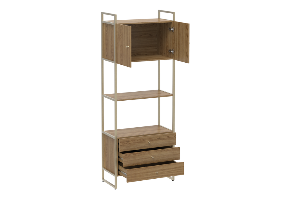 VOSS SHELF UNIT 3 DRAWERS PROV