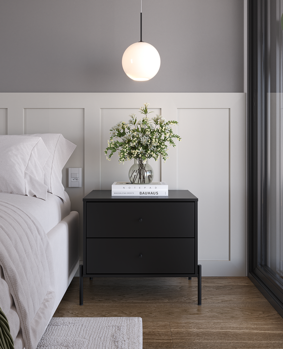 JASPER NIGHTSTAND BLACK PROV